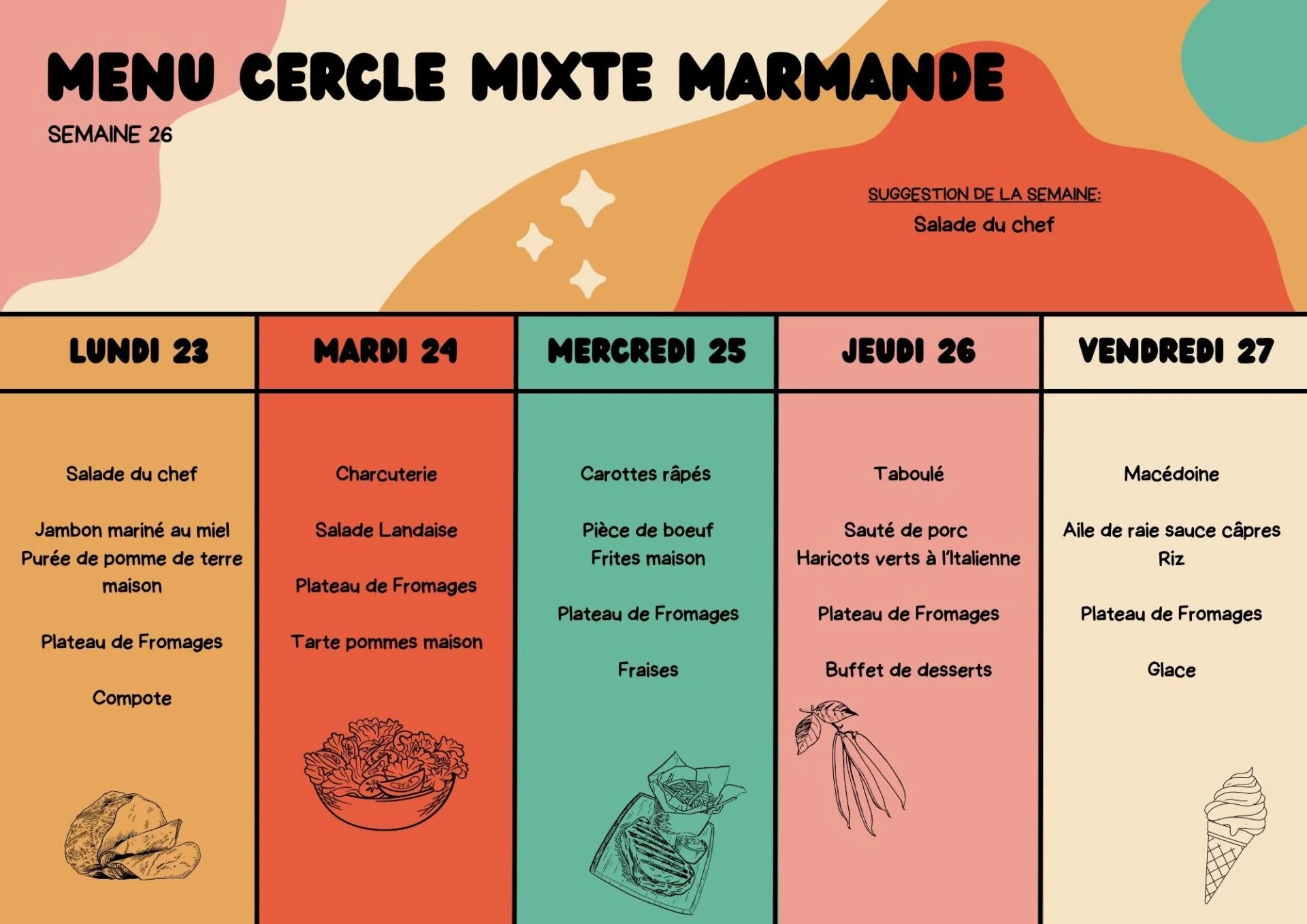 Menu cercle mixte marmande 5
